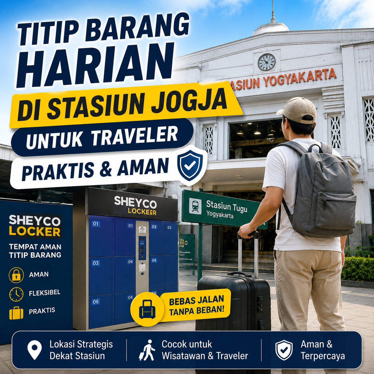 Titip Barang Harian di Stasiun Jogja